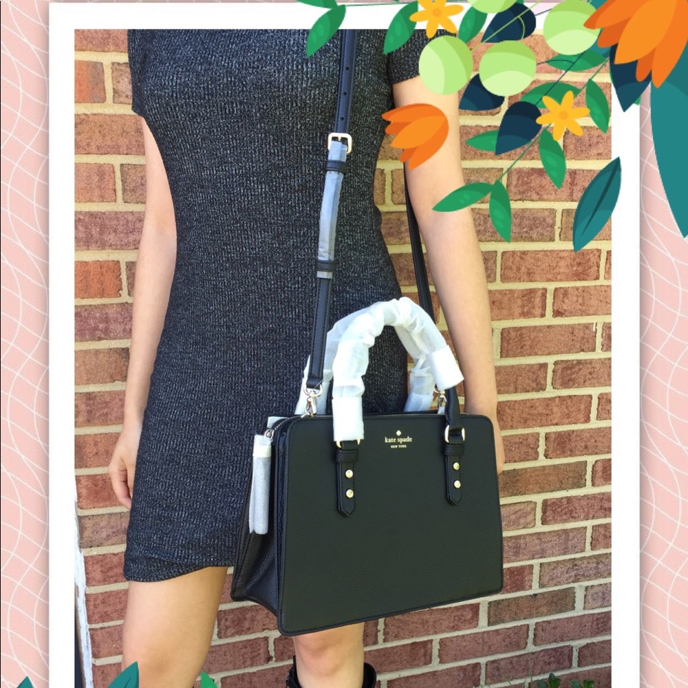 NWT Kate Spade Black Mulberry Satchel Crossbody Bag